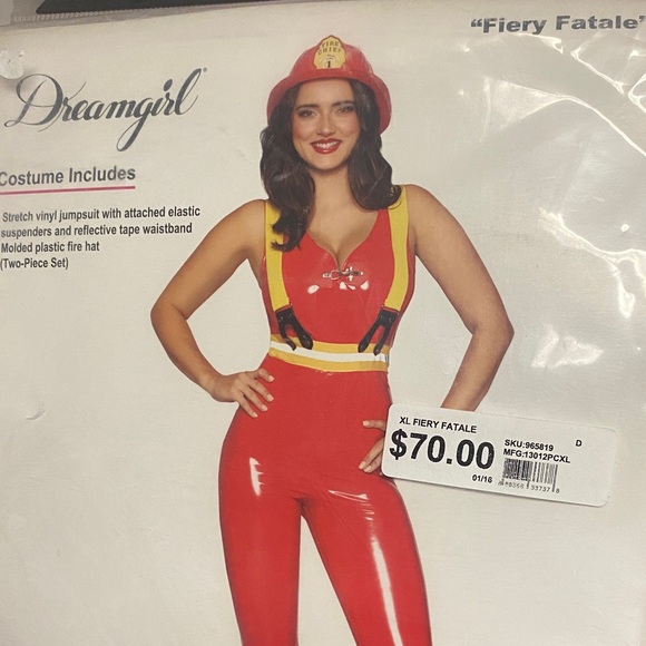 Dreamgirl Pants - Dreamgirl fiery fatale Halloween Costume